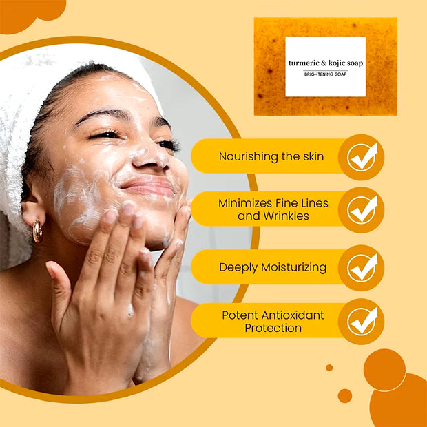 Turmeric Body Care Soap Soap Clean and Removing Skin Grease Control Oil Intake Prevent Dry Skin Toilet Soap Body Care Products