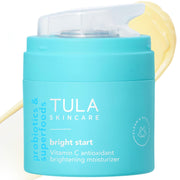 TULA Skin Care Bright Start Vitamin C Antioxidant Brightening Moisturizer - Lightweight Gel Cream, Brightens, Hydrates & Provides Antioxidant Protection, 1.7 Oz.
