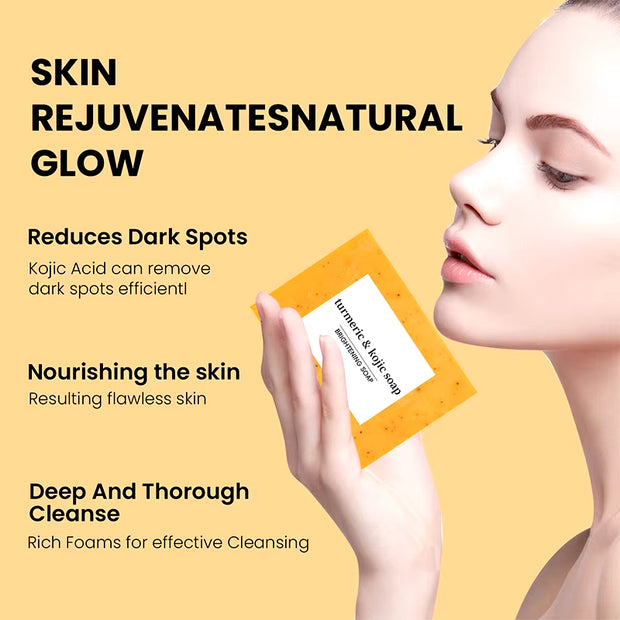 Turmeric Body Care Soap Soap Clean and Removing Skin Grease Control Oil Intake Prevent Dry Skin Toilet Soap Body Care Products