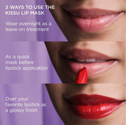 Kissu Lip Mask | Overnight Lip Mask, Visibly Plumps and Softens for Lush Lips, 9.0 G | 0.32 Oz