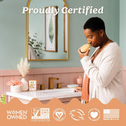 Sof Triple Milled Bar Soap - with Coconut Oil & Organic Shea Butter- Vegan & Non GMO- Free from Phthalates, Sulfates & Parabens- Sweet Almond - 6 Oz Bar 6 Bars