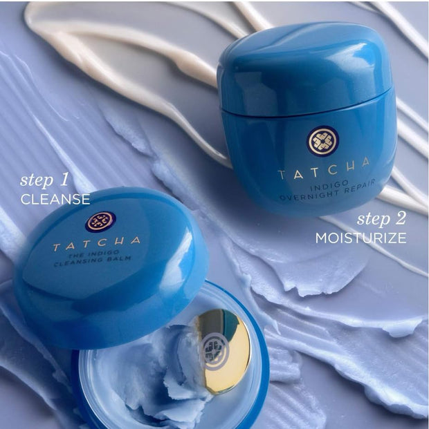 the Indigo Cleansing Balm | Gentle Moistuirizing Cleanser, Fragrance-Free, Buttery-Soft Balm That Melts to Gently Cleanse & Remove Makeup | 1.9 Oz