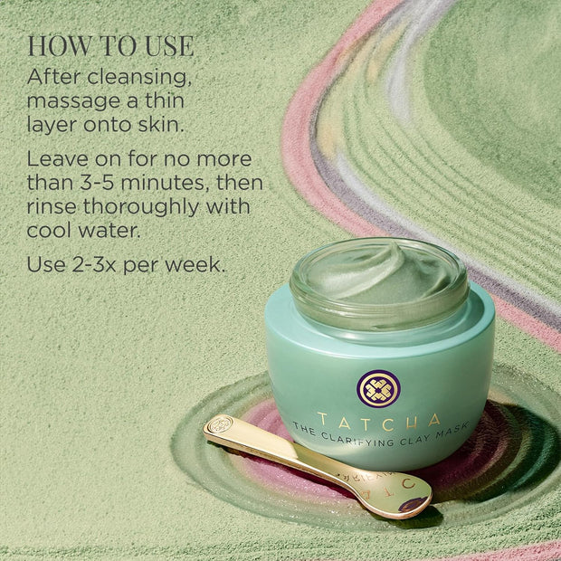 the Clarifying Clay Mask | Exfoliating Pore Treatment Creates a Warming Sensation to Open & Purify Pores, 50 Ml | 1.7 Oz