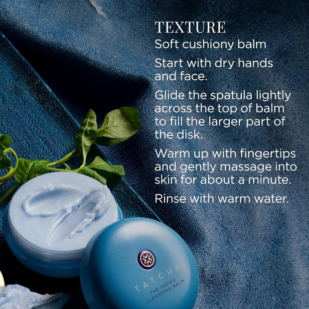 the Indigo Cleansing Balm | Gentle Moistuirizing Cleanser, Fragrance-Free, Buttery-Soft Balm That Melts to Gently Cleanse & Remove Makeup | 1.9 Oz