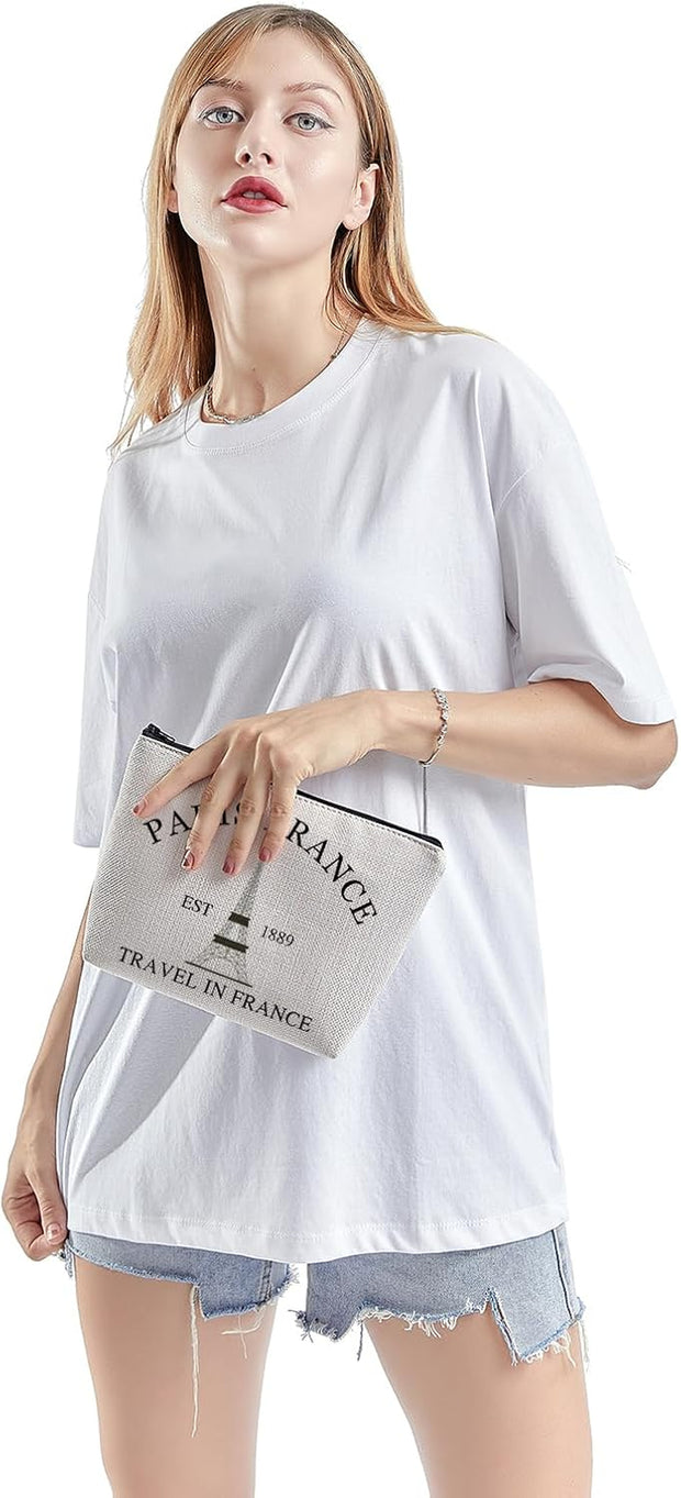 Paris Travel Gift Paris France Gift Eiffel Tower Gift Paris Paris France Travel Cosmetic Bag for Paris Lovers Gift (Paris France)