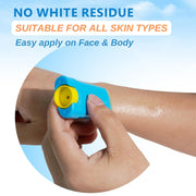 Spf 50 Sunscreen Stick - Facial Sunscreen Stick - Sun Screen Protector for Face and Body - No White Residue, Non Greasy Sunblock - Waterproof Sun Screen for Face - Sun Block Travel Size