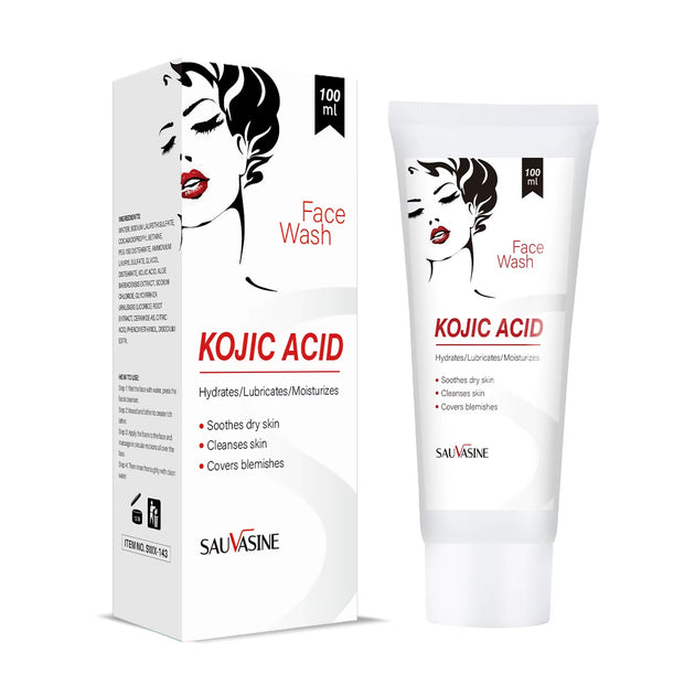 5PCS Kojic Acid Skin Care Set Kojic Acid Soap Moisturizing Facial Cream Body Lotion Face Cleanser Skin Care Products