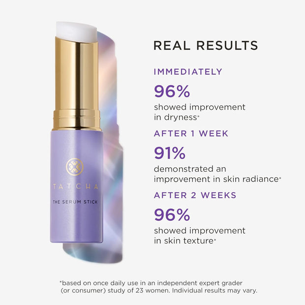 Tatcha Serum Stick and Silk Sunscreen Bundle for Hydrating and Brightening Skin