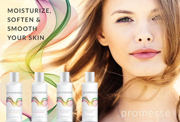 Acne Control Facial Cleanser - Anti-Aging Exfoliating Wash with Glycolic & Salicylic Acid, Rose-Scented, Made in USA, Organic & Natural Ingredients