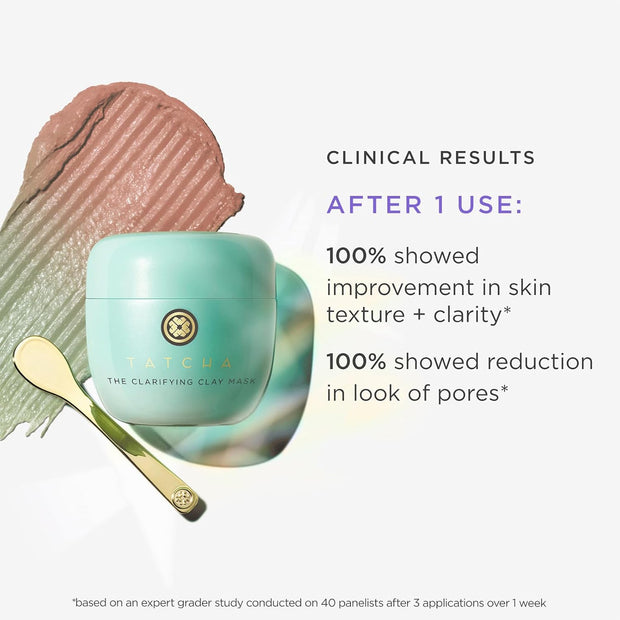 the Clarifying Clay Mask | Exfoliating Pore Treatment Creates a Warming Sensation to Open & Purify Pores, 50 Ml | 1.7 Oz