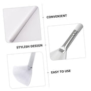 6Pcs Fan-Shaped Facial Mud Mask Applicators Ergonomic Skincare Brush for Even Application Soft Flexible Bristles for Comfortable Use for Masks and Cosmetics