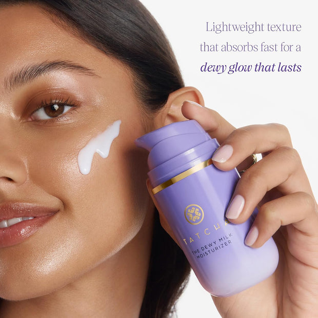 the Dewy Milk Moisturizer, Lightweight, Oil-Balancing Hydration for Bouncy Skin & a Lasting Dewy Glow