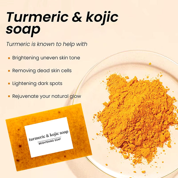 Turmeric Body Care Soap Soap Clean and Removing Skin Grease Control Oil Intake Prevent Dry Skin Toilet Soap Body Care Products
