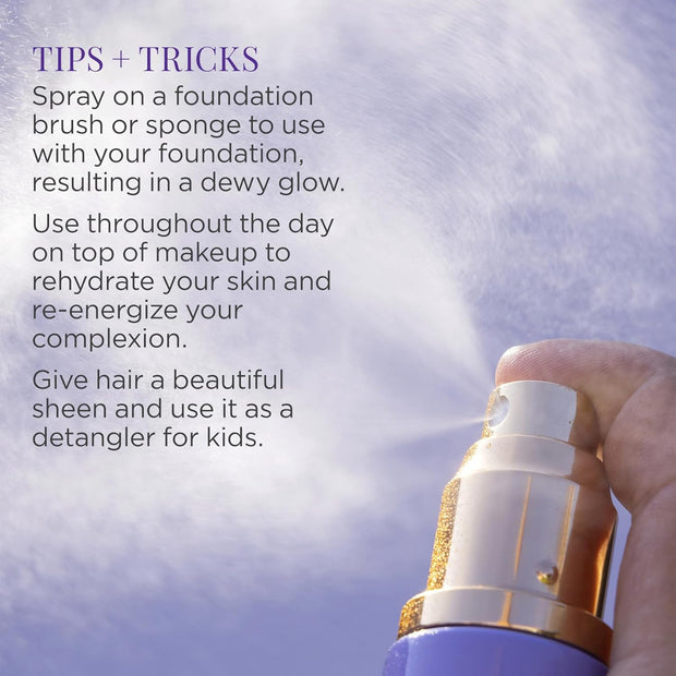 Luminous Dewy Skin Mist | 2-In-1 Hydrator & Finishing Spray with Hyaluronic Acid for a Dewy Glow | 1.35 Oz