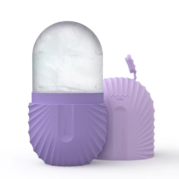 Ice Ball Face Roller Silicone Ice Mold Face Roller Skin Care Lifting Firming Face Skin Reusable Facial Skin Care Tools