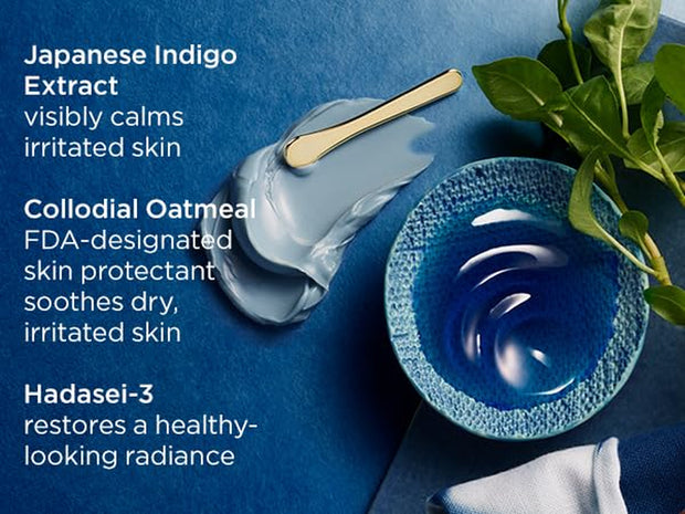 Indigo Calming Cream | Face Moisturizing Cream for Eczema & Redness | 50Ml / 1.7 Oz