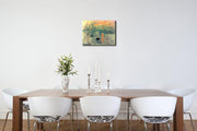 Impression, Sunrise Modern Framed Giclee Canvas Prints of Claude Mone