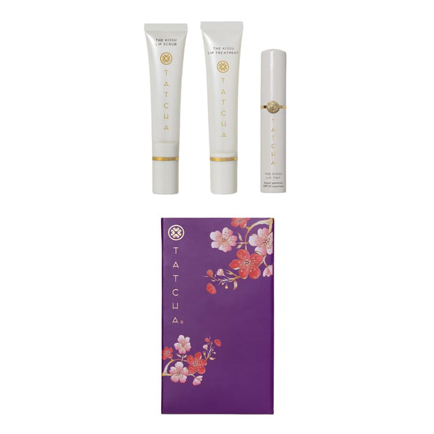 the Lip Ritual Set | the Kissu Lip Scrub, Treatment, & Lip Tint - Smooth, Hydrate, and Protect Lips | $102 Value