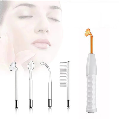 4-In-1 Facial Skin Care Stick, High Frequency Facial Massager Facial Skin Care Set Portable Skin Care Tools for Family Use Chris
