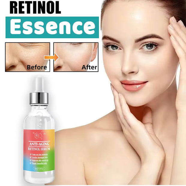 Retinol Serum for Reducing Fine Lines, Moisturizing, Wrinkle Removal, Facial Skin Care, Korean Skin Care 30G, Facial Care